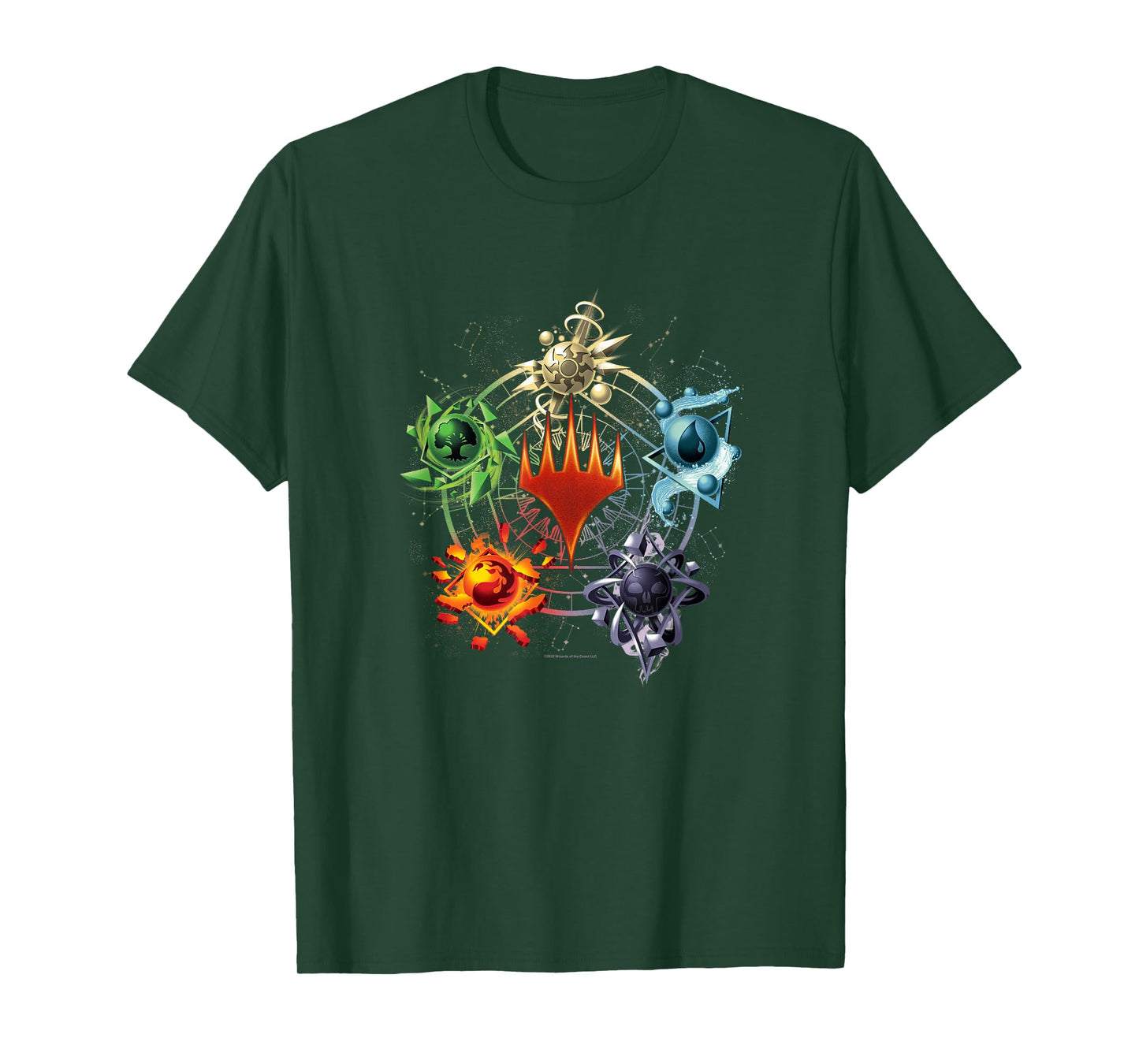 Magic: The Gathering Mana Symbols Epic Poster T-Shirt