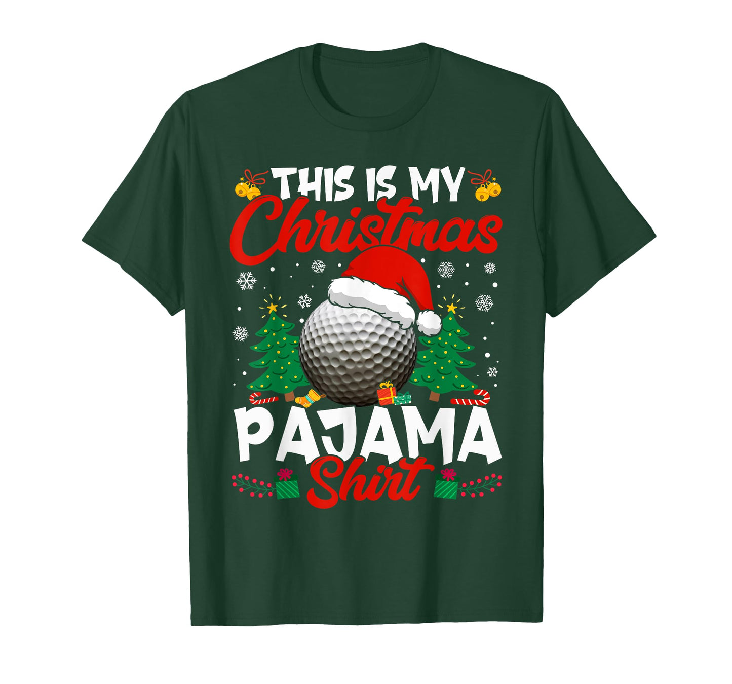 This Is My Christmas Golf Lover Men Women Boy Girl T-Shirt