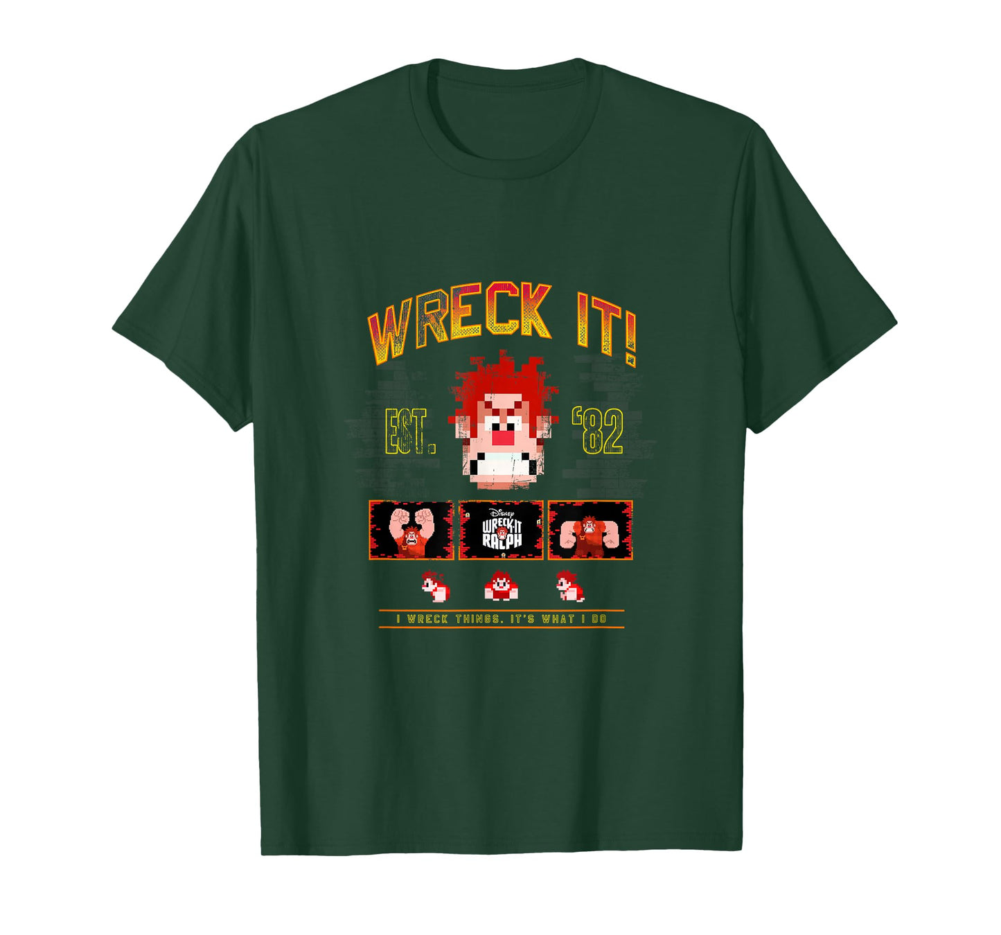 Disney Wreck-It Ralph Wreck It! Est. '82 Vintage Video Game T-Shirt