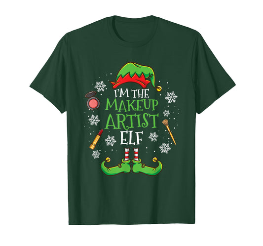Im The Makeup Artist Elf Christmas T-Shirt