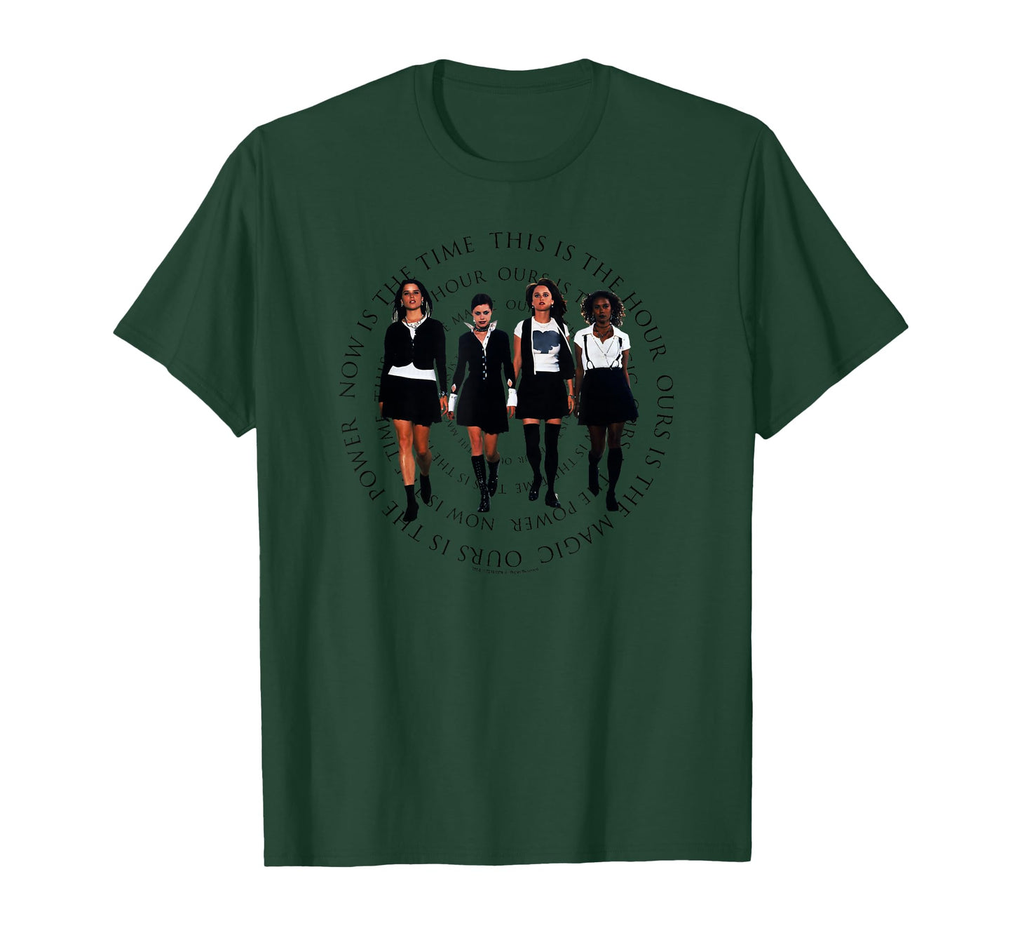 The Craft Now is the Time Group Cut Out Spiral 90's Movie T-Shirt
