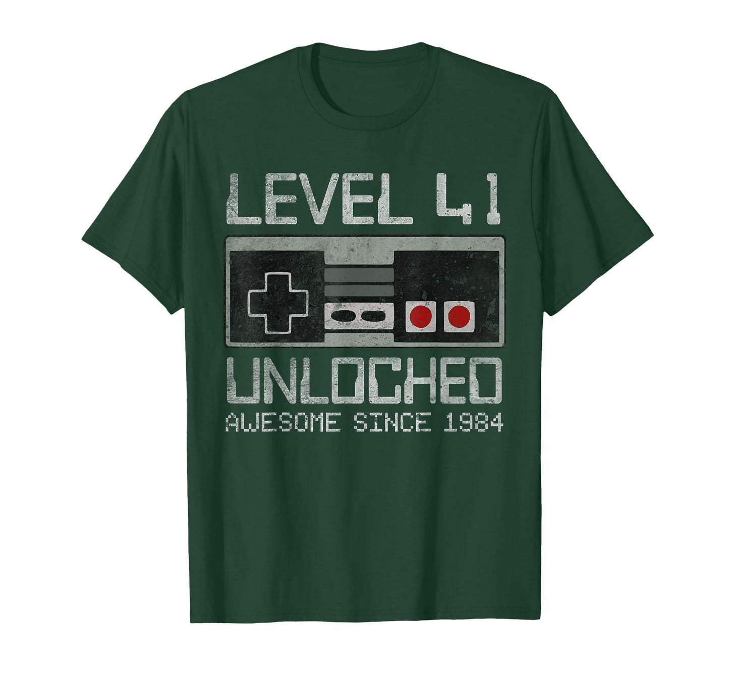 Level 41 Unlocked 41st Birthday 41 Year Old Video Gamer Men T-Shirt