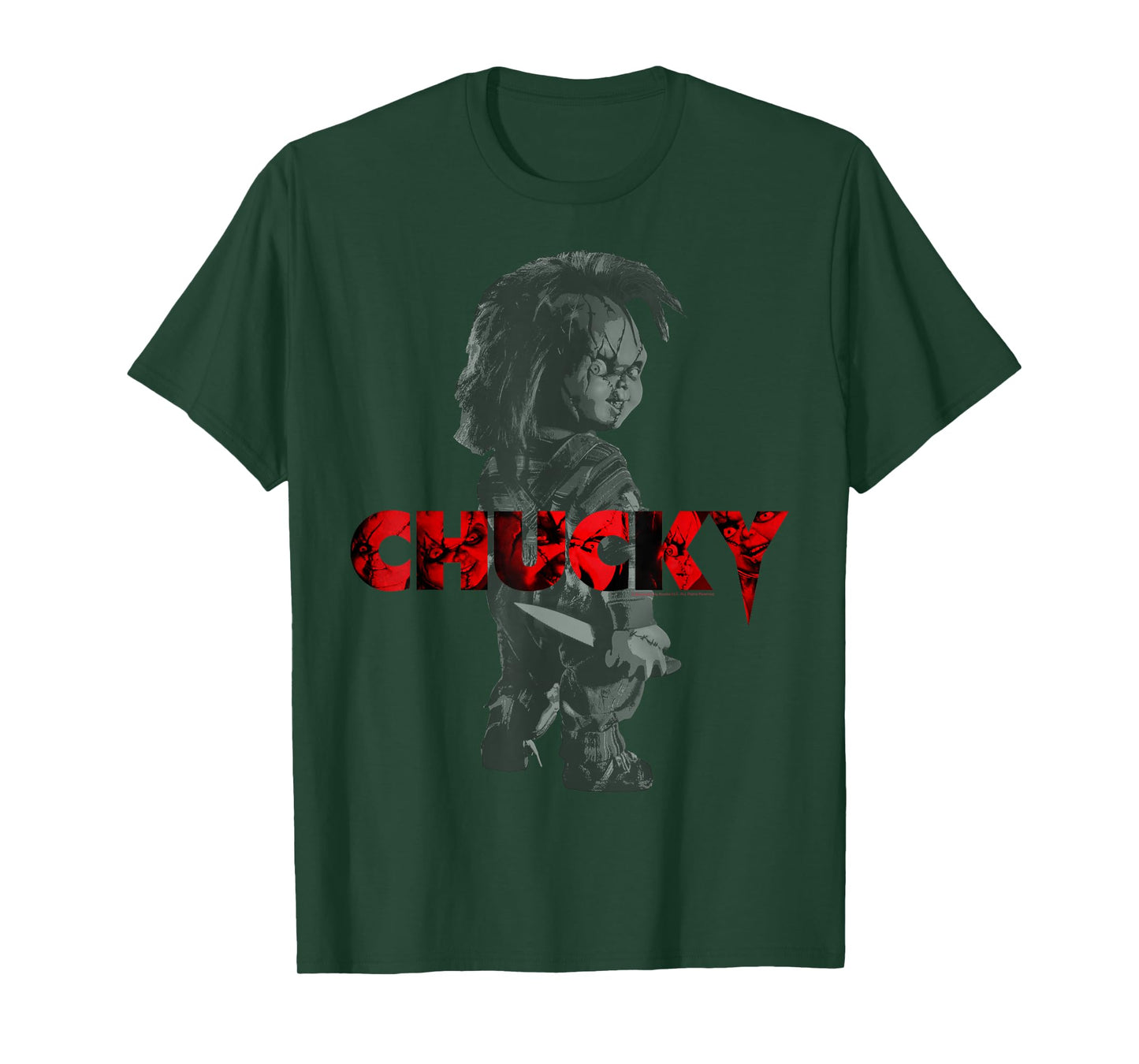 Child's Play Chucky Red Accent Logo T-Shirt Small