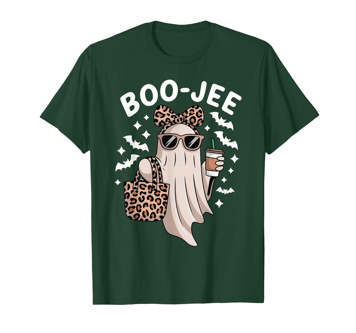 Ghost Coffee Boo-JEE Halloween Boujee Ghost T-Shirt