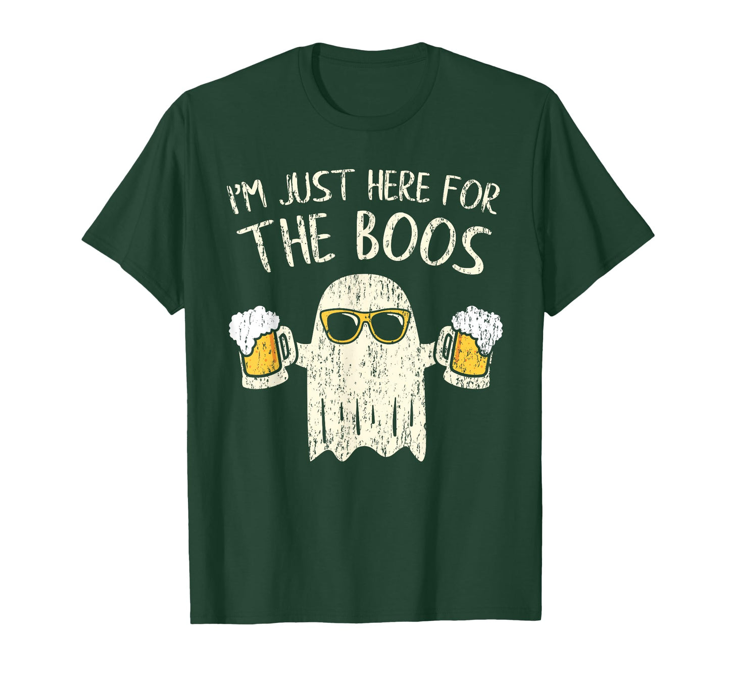 Im Just Here for the Boos Funny Gift Halloween Ghost T-Shirt