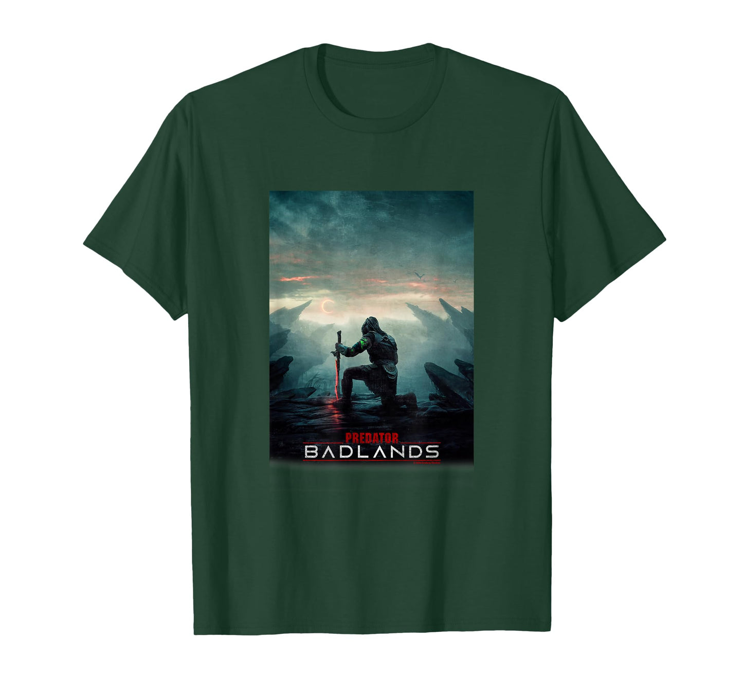 Predator: Badlands Kneeling Warrior Epic Poster T-Shirt
