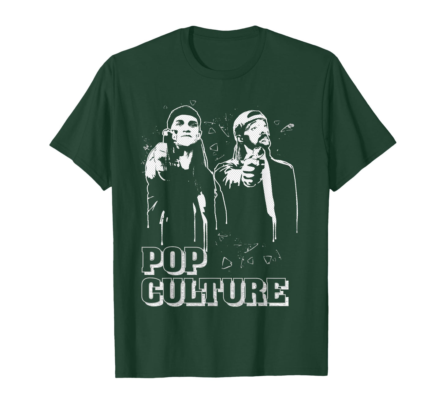 Jay & Silent Bob Remix Pop Culture Fiction Graff Classic T-Shirt