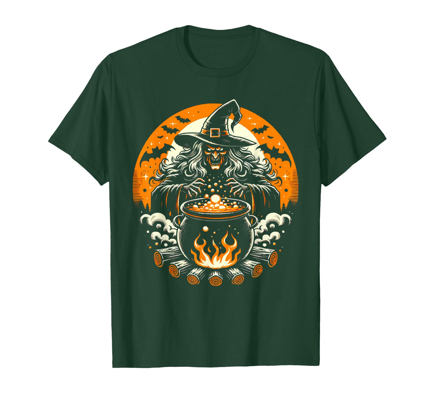 Halloween Witch Lover Spooky Witchy Broom Trick Or Treat T-Shirt