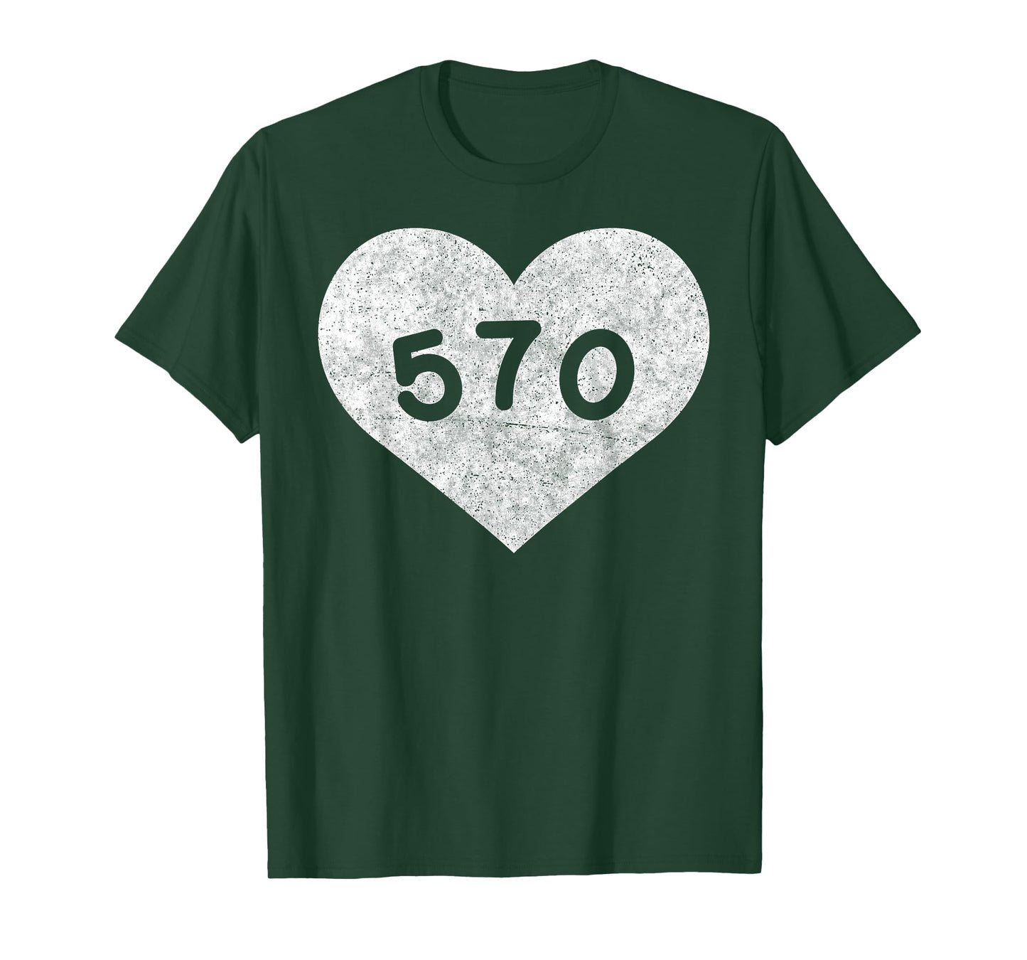 Pennsylvania Area Code 570 Heart Shirt State Gift T-Shirt