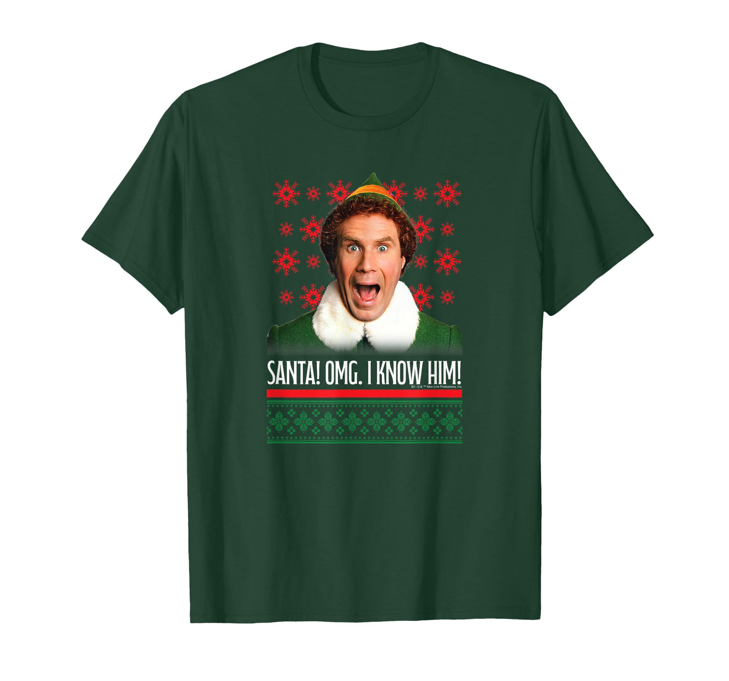Elf - Buddy - Current Mood - Santa I Know Him T-Shirt