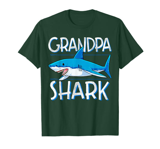 Grandpa Shark T Shirt Family Matching Men Jawsome Gifts Tees T-Shirt