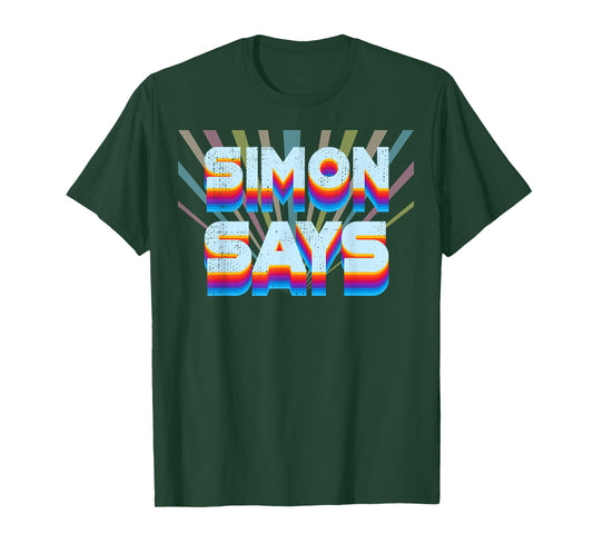 Simon Says Shirt Childhood Games From the 80s Or 90s Costume T-Shirt
