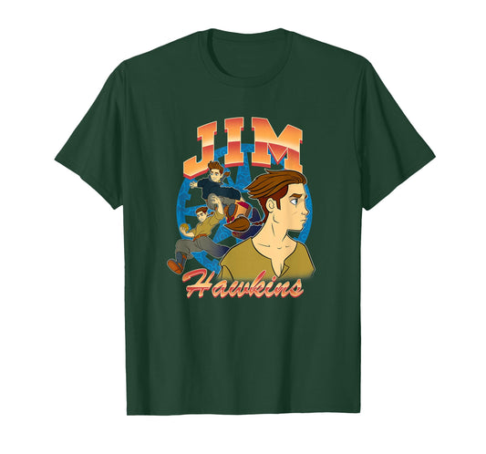 Disney Treasure Planet Jim Hawkins Retro Action Shots T-Shirt