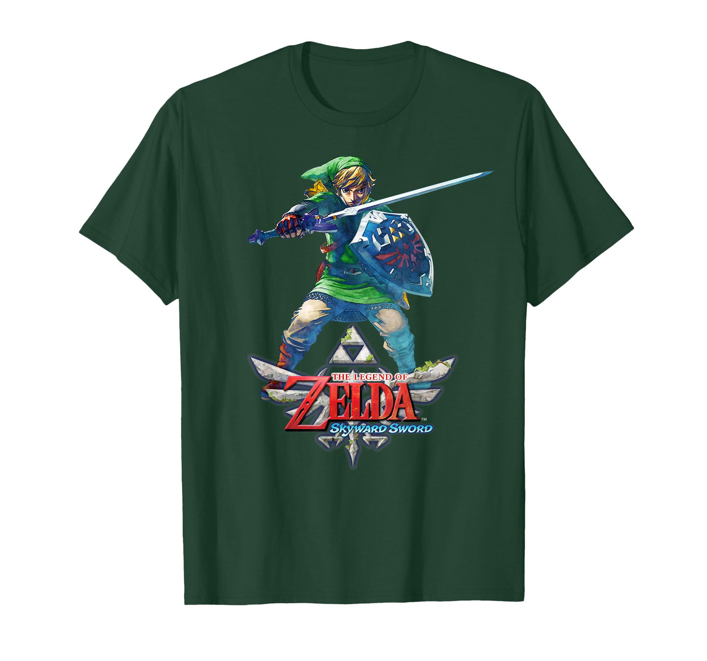 Nintendo Zelda Skyward Sword Link Ready For Battle T-Shirt T-Shirt