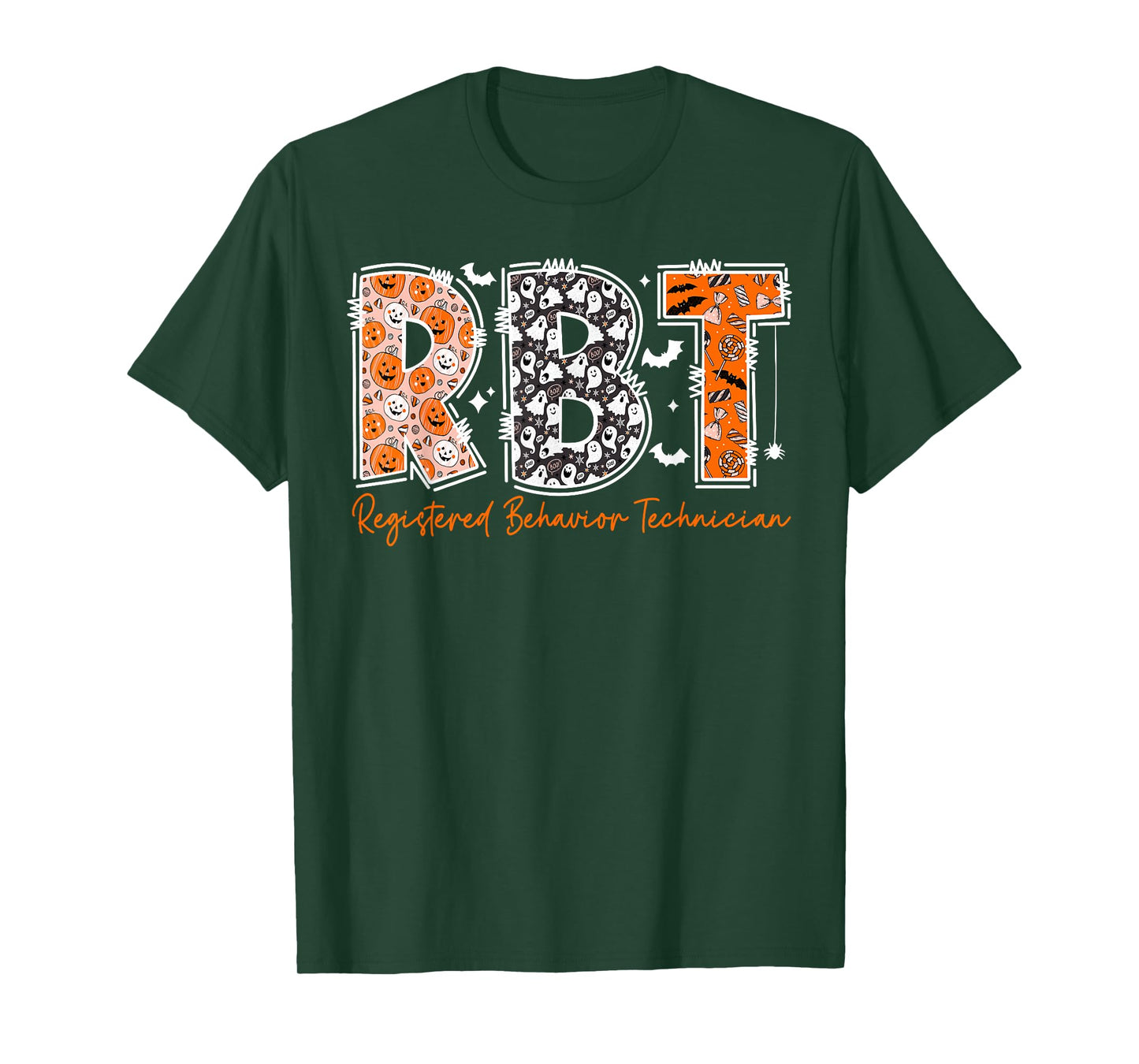 Funny RBT Halloween Registered Behavior Technician Halloween T-Shirt