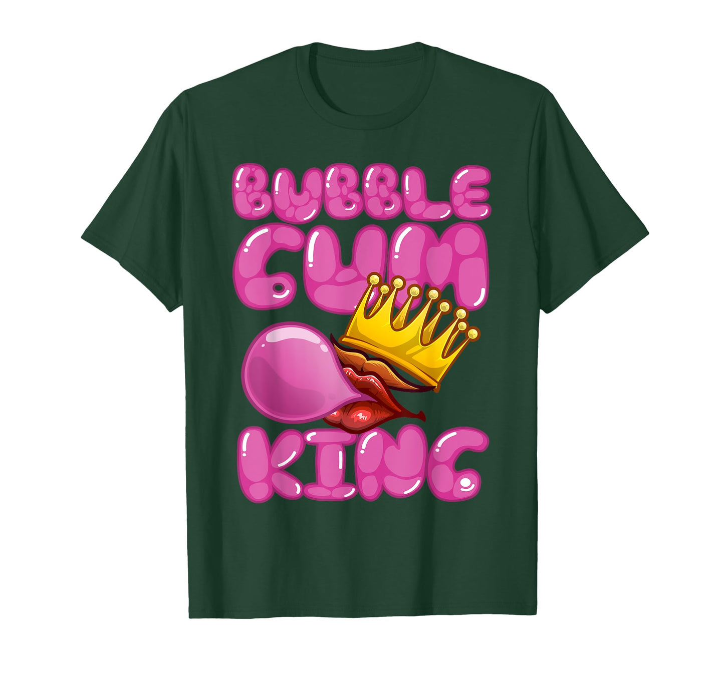 Cool Bubble Gum Design For Men Boys Bubble Gum Candy Lover T-Shirt