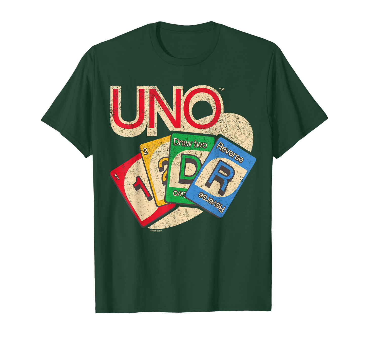 UNO Card Spread with Logo T-Shirt