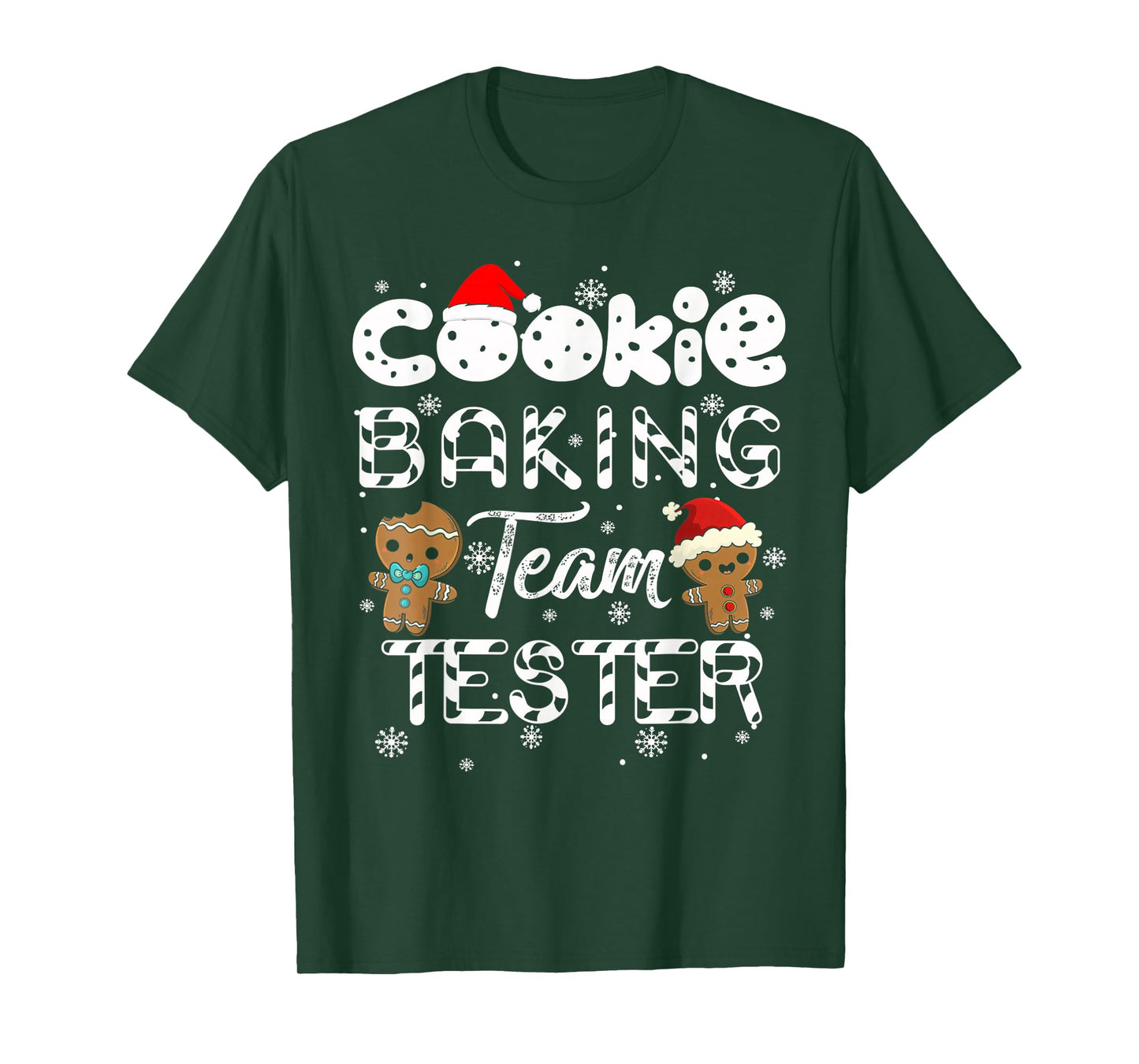 Cookie Baking Team Tester Gingerbread Christmas T-Shirt