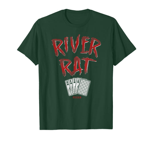 Poker Vintage River Rat T-Shirt