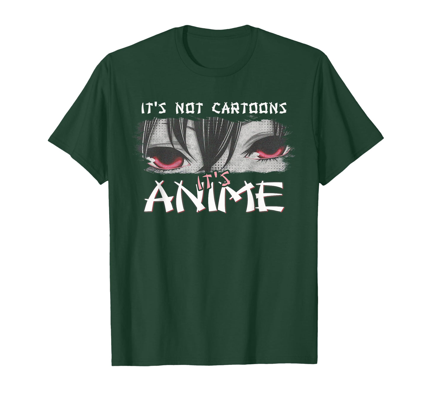 Japanese Animation Characters Its Not Cartoons It's Anime T-Shirt