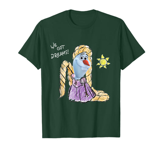 Disney Olaf Presents Tangled Rapunzel We Got Dreams T-Shirt