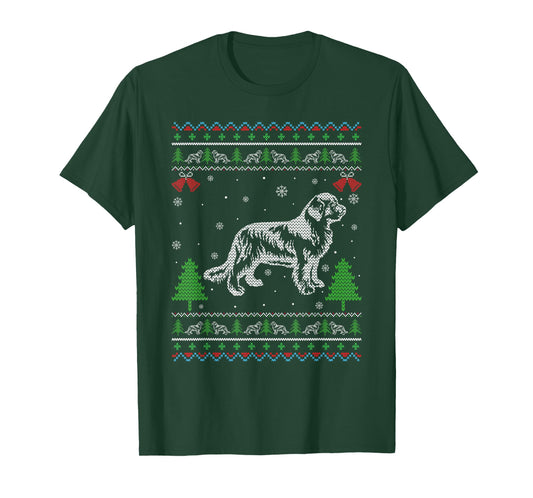 Ugly Xmas Design Newfoundland Dog Ugly Christmas Sweater T-Shirt for Men Women Kids