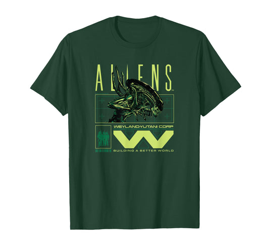 Aliens Weyland Yutani Corp Xenomorph Design T-Shirt