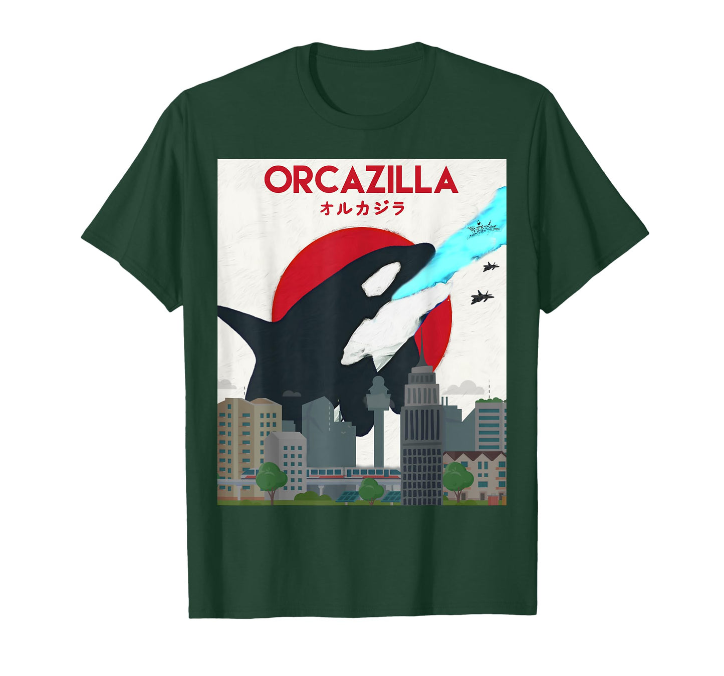 Funny Orcazilla Killer Whale Shirt Gift for Orca Lovers T-Shirt