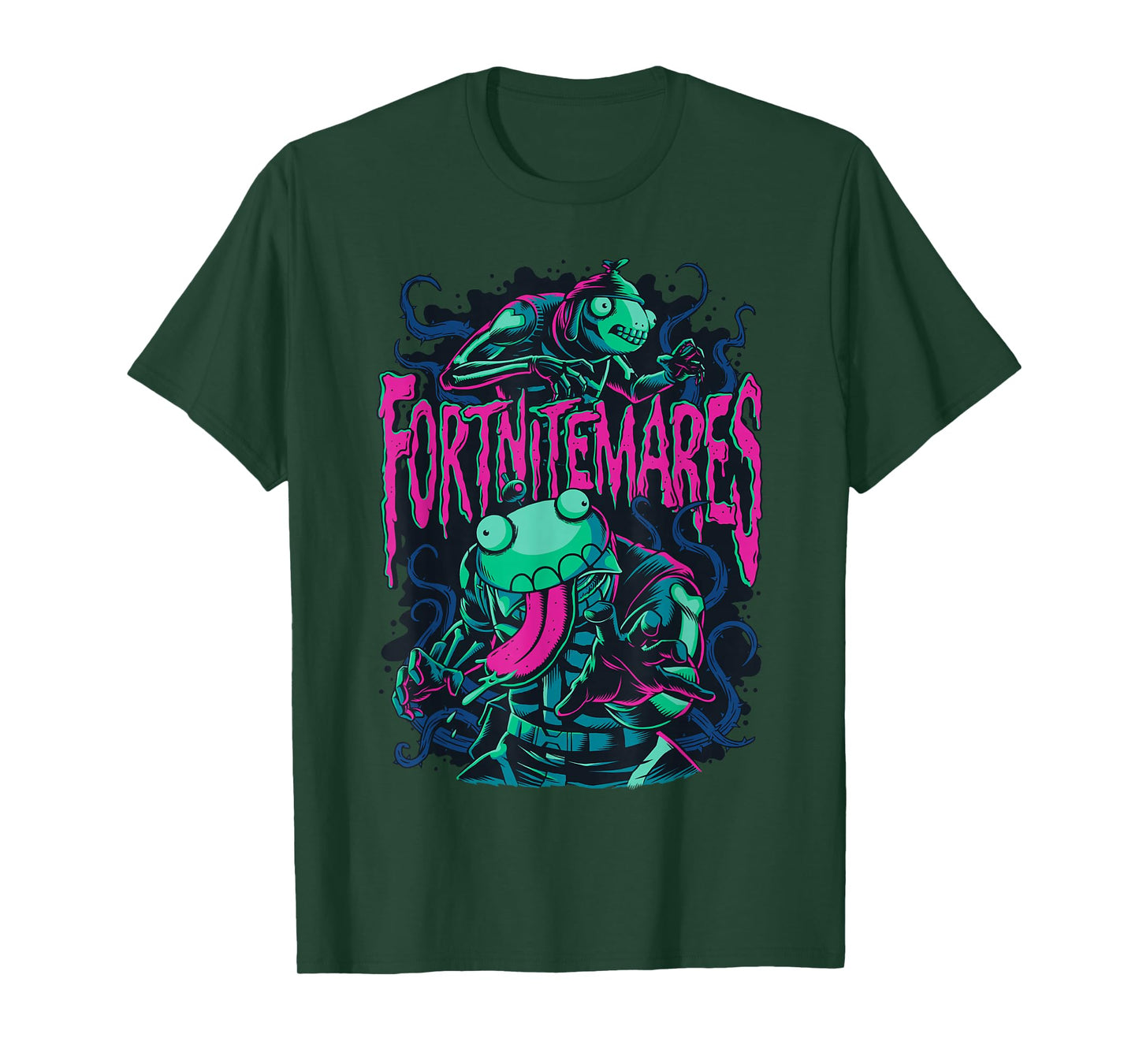 Fortnite Halloween Fortnitemares Creepy Durr Burger Poster T-Shirt