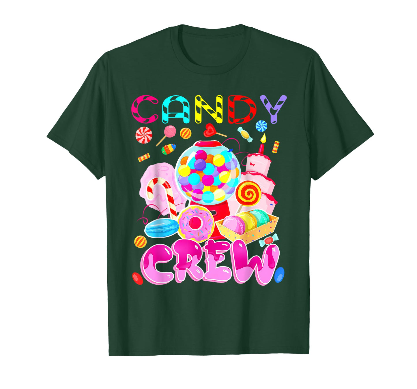 Candy Land Candy Crew Decorations Sweetie Candy Squad Party T-Shirt