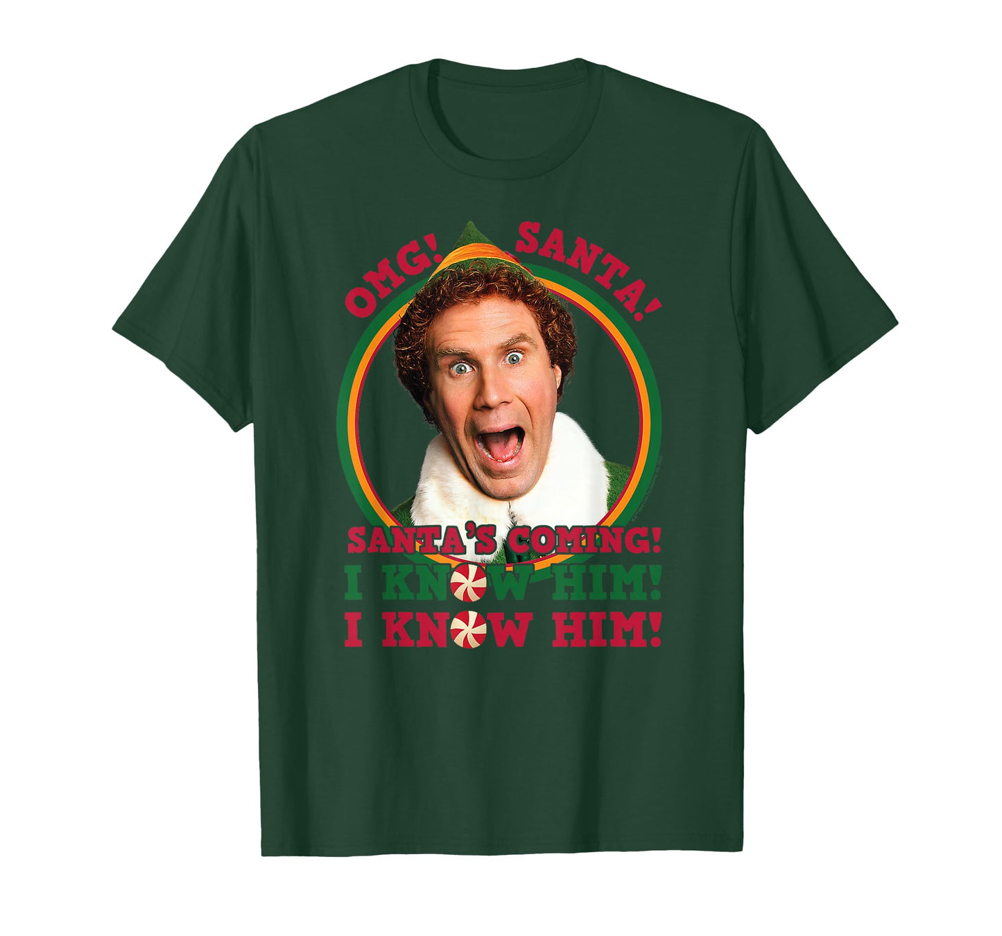 Elf - OMG Santa I Know Him T-Shirt