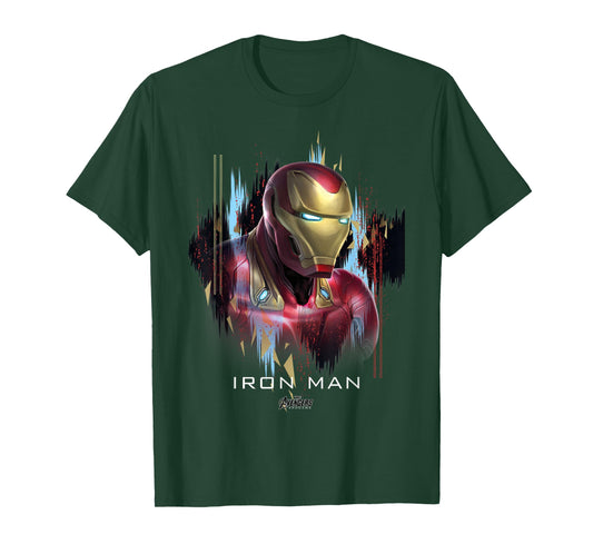 Marvel Avengers Endgame Iron Man Splatter Graphic T-Shirt T-Shirt
