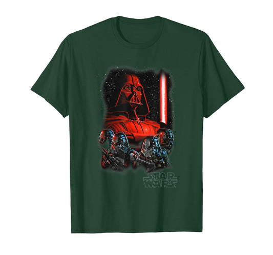 Star Wars Empire Strikes Back Vintage Galactic Darth Vader T-Shirt