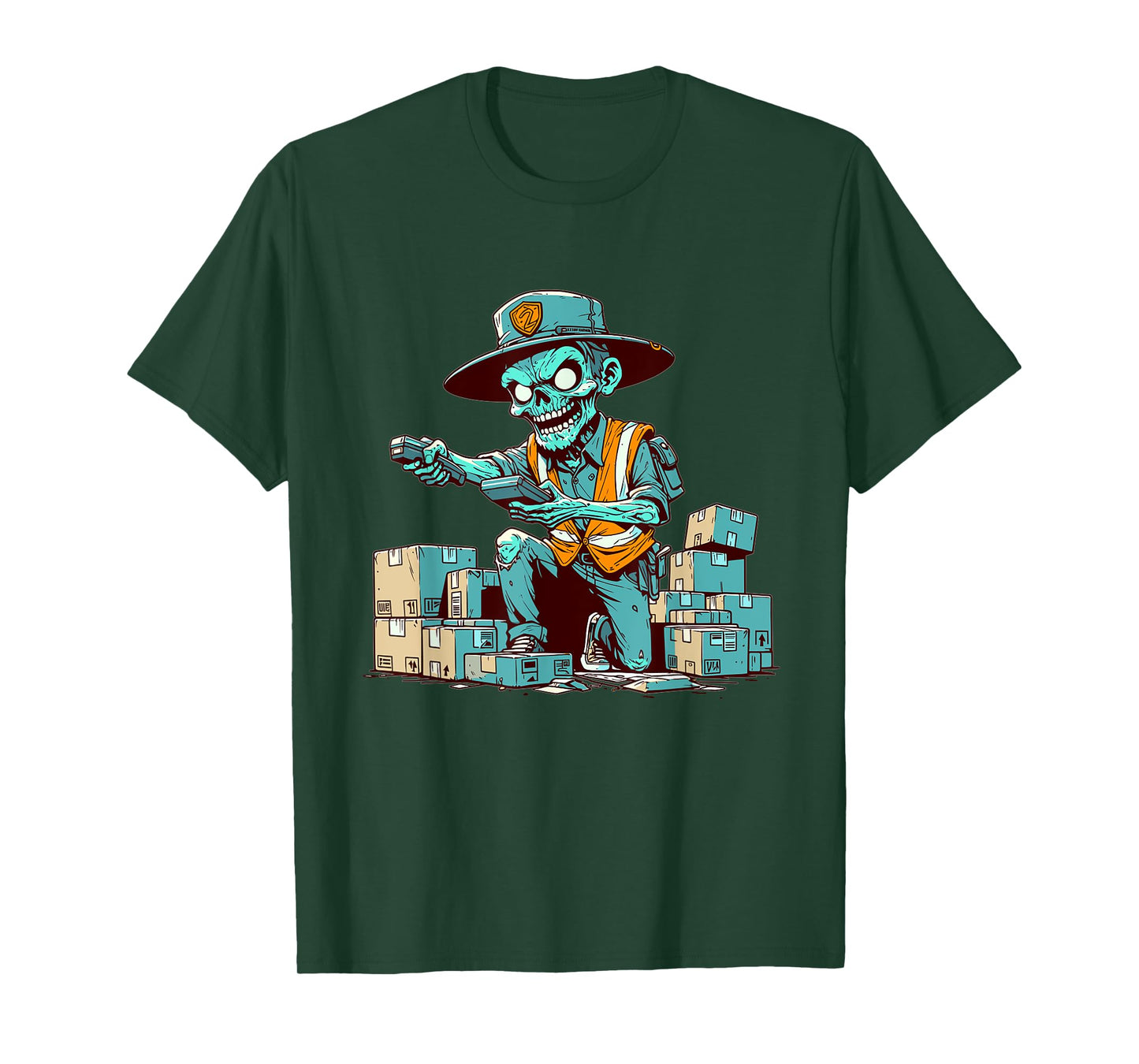 Warehouse Coworker Swagazon Zombie Associate Amazombie T-Shirt
