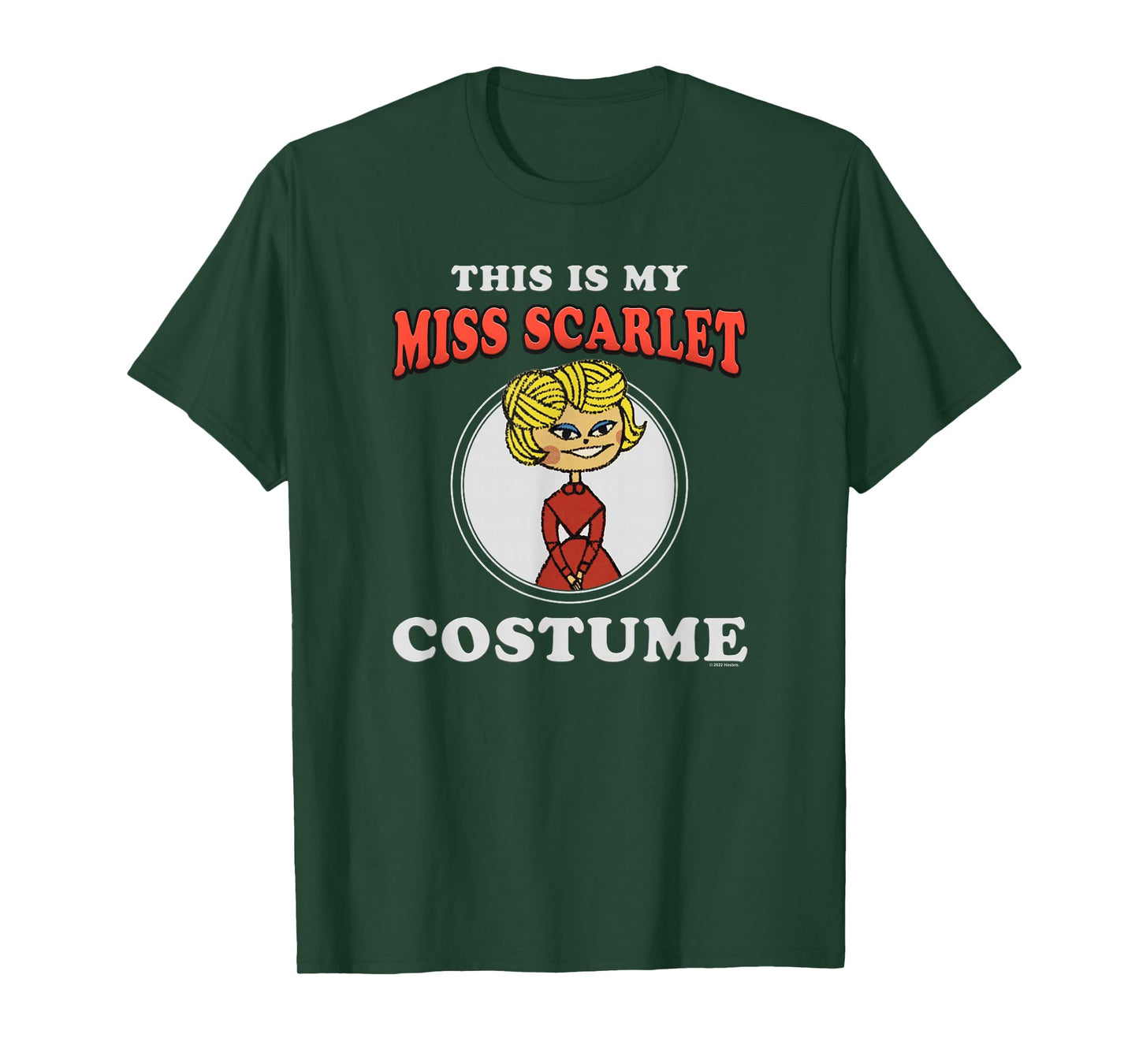 Clue This Is My Miss Scarlet Costume T-Shirt