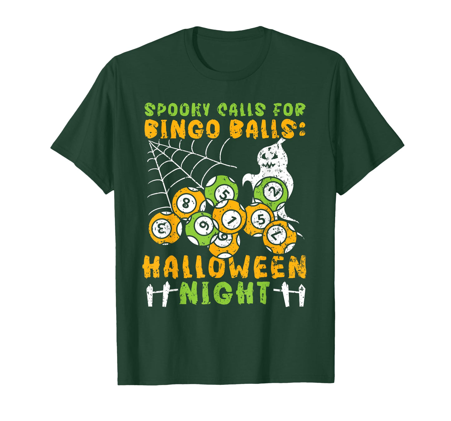 Bingo Halloween Trick Or Treat Bingo Player Bingo Caller T-Shirt