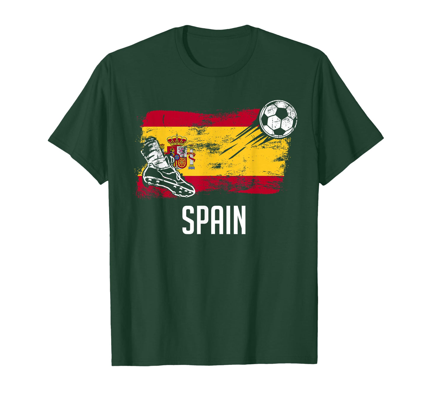 Spain Flag Jersey Spanish Soccer Team Spanish T-Shirt