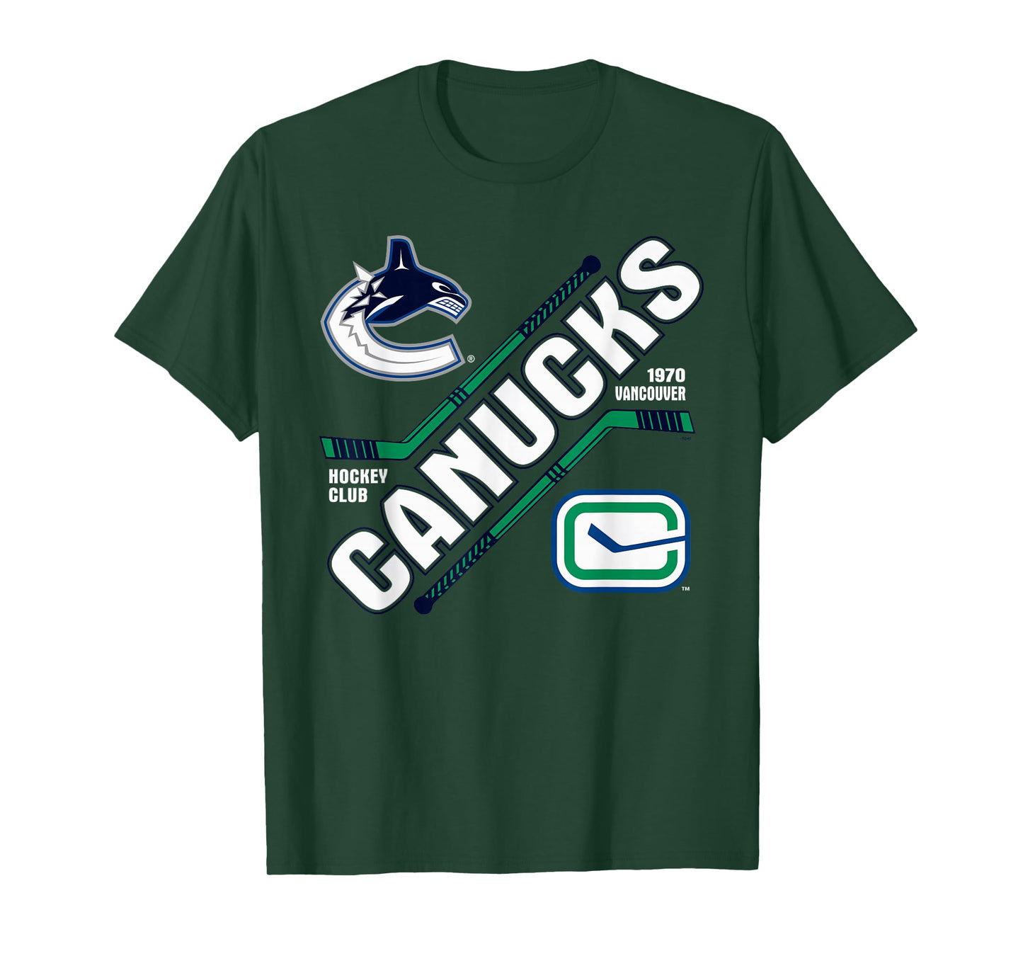 Vancouver Canucks Force Blue Officially Licensed T-Shirt