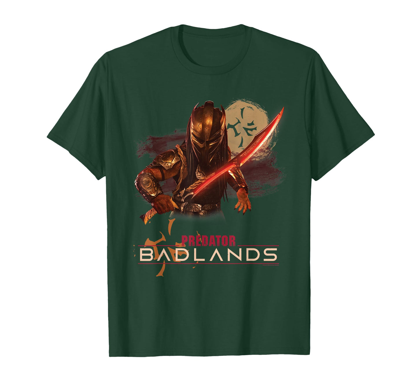 Predator: Badlands DEK with Sword and Logo Official Movie T-Shirt
