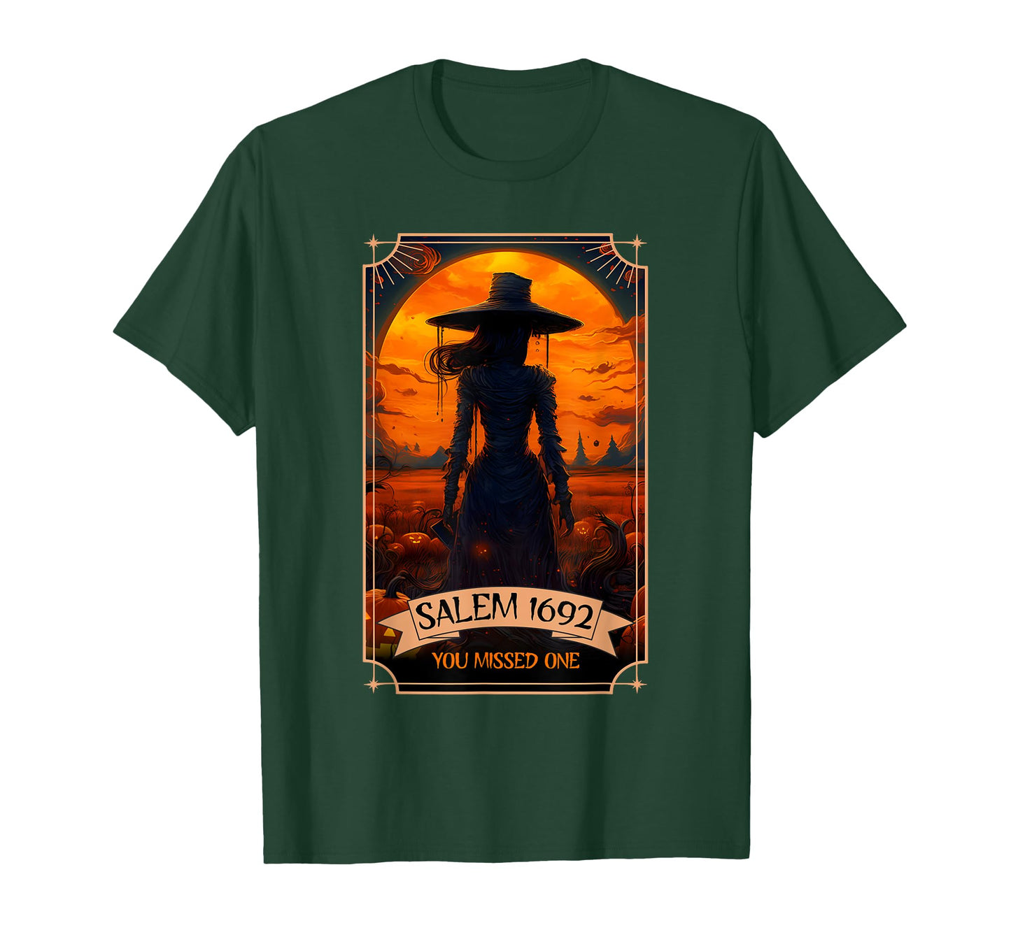 Salem 1692 They Missed One Witch Halloween Van Gogh Women T-Shirt