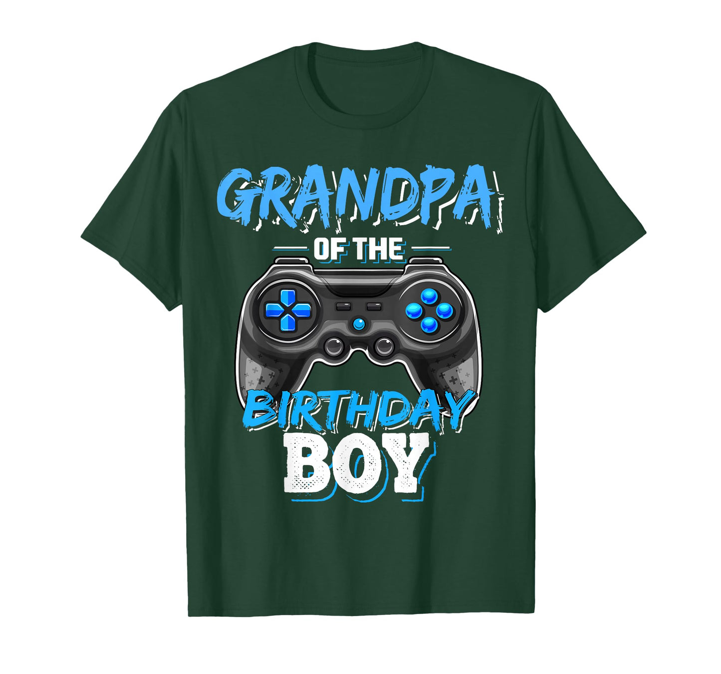 Grandpa of the Birthday Boy Matching Video Game Birthday T-Shirt