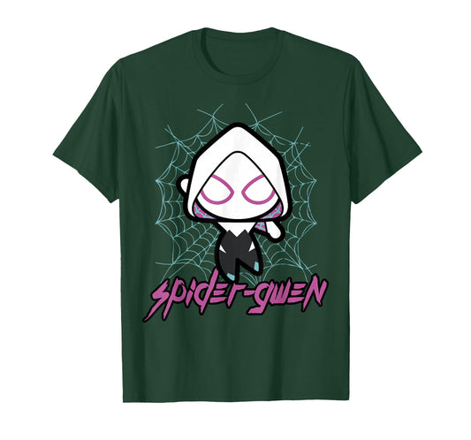 Marvel Comics Classic Spider-Gwen Cute Kawaii Action Hero T-Shirt