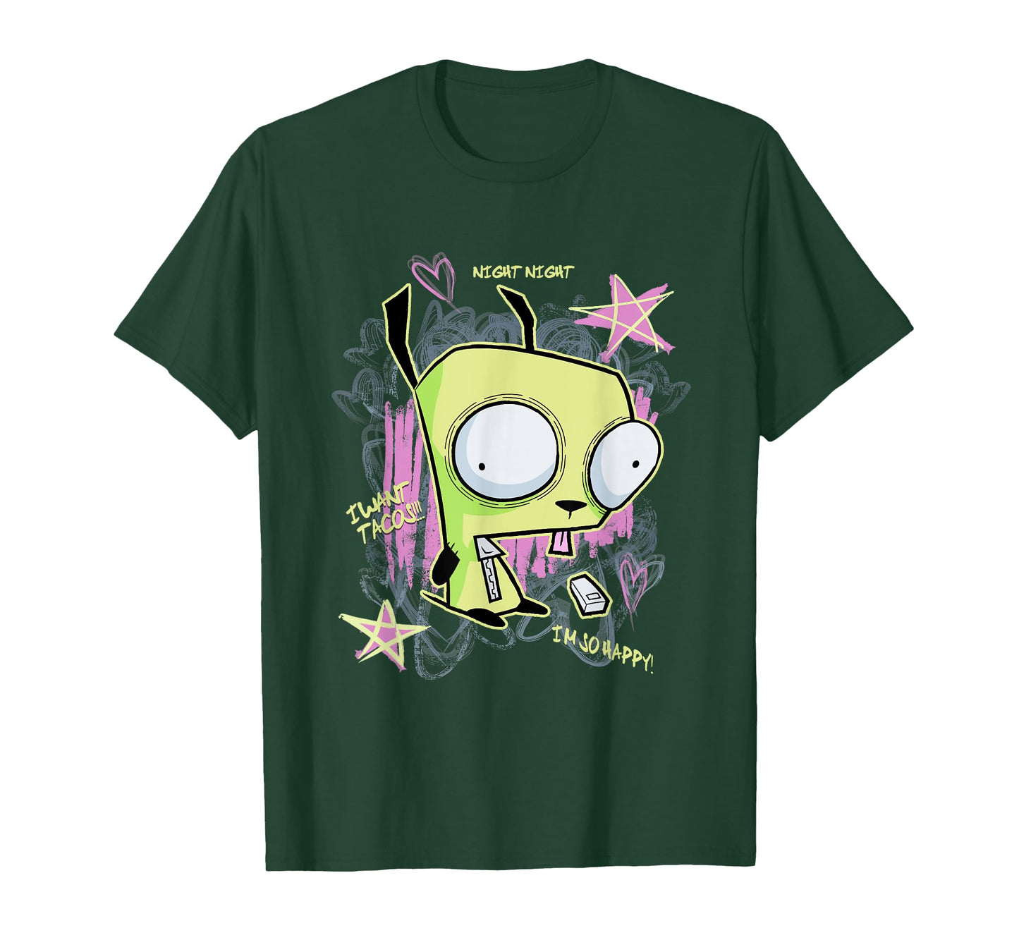 Cartoon Alien Design 1 T-Shirt
