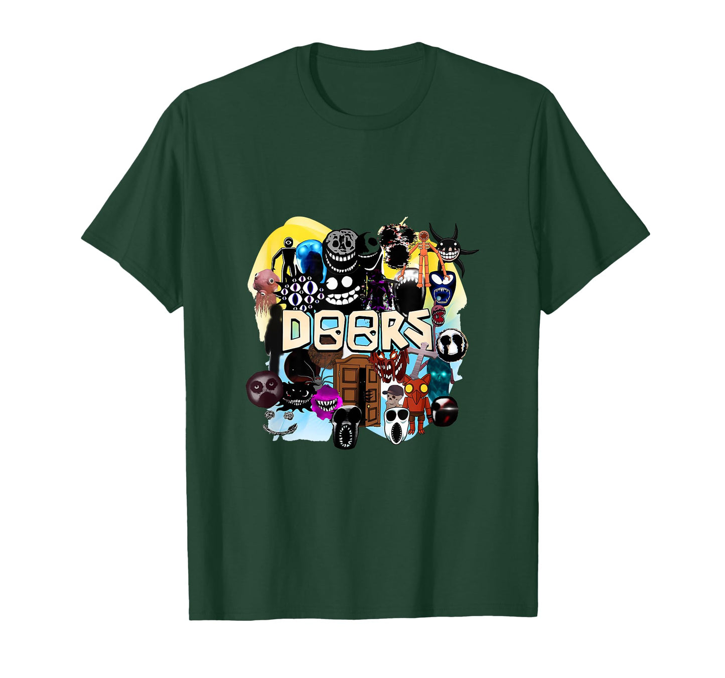 doors monsters - game doors T-Shirt
