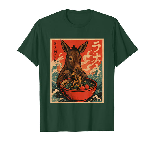 Cinco De Mayo Donkey Anime Ramen Japanese Kawaii Funny T-Shirt
