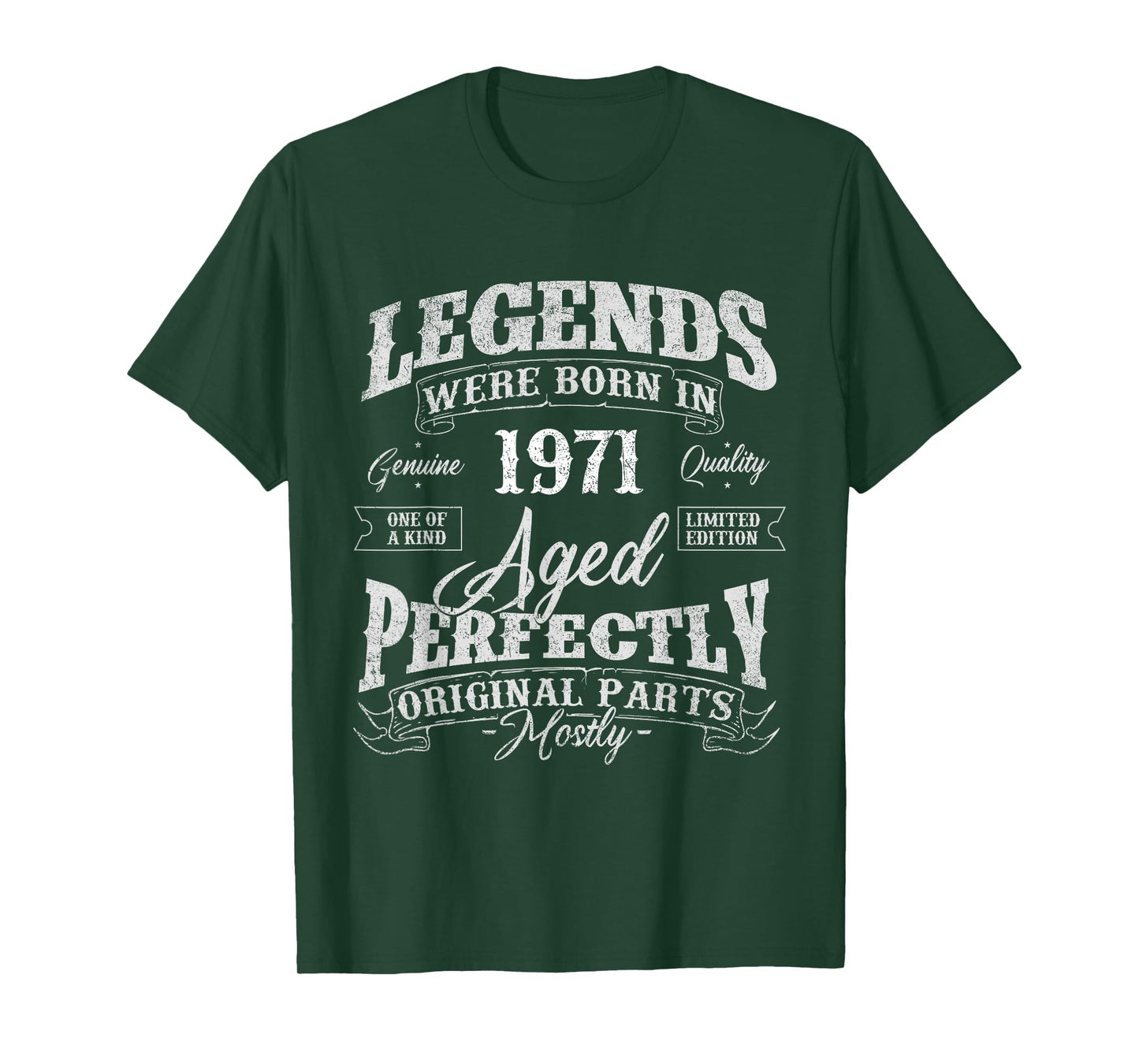Legends Were Born In 1971 Year Of Birth Birthday T-Shirt
