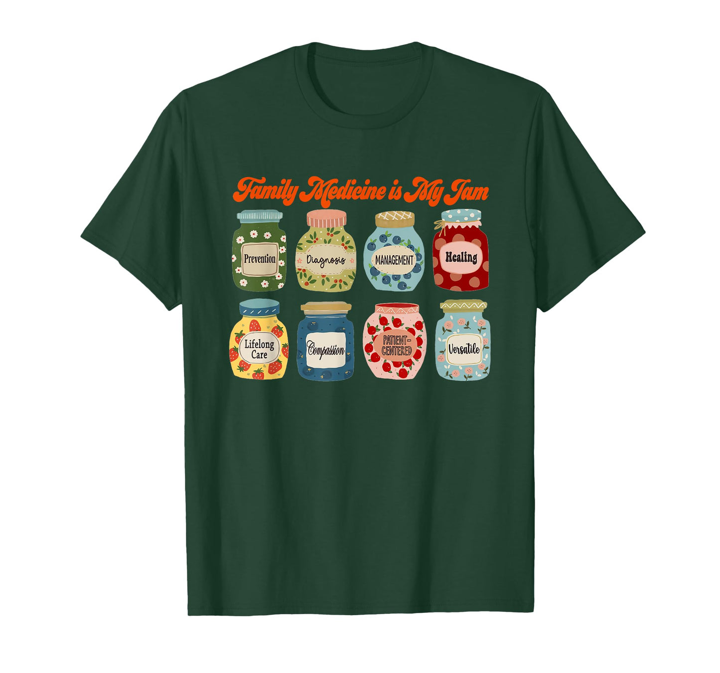 Family Medicine is My Jam Retro Family Medicine Physician T-Shirt