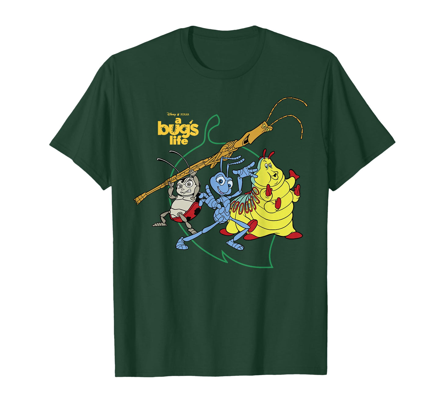Disney Pixar Bugs Life Group Shot Action Graphic T-Shirt T-Shirt