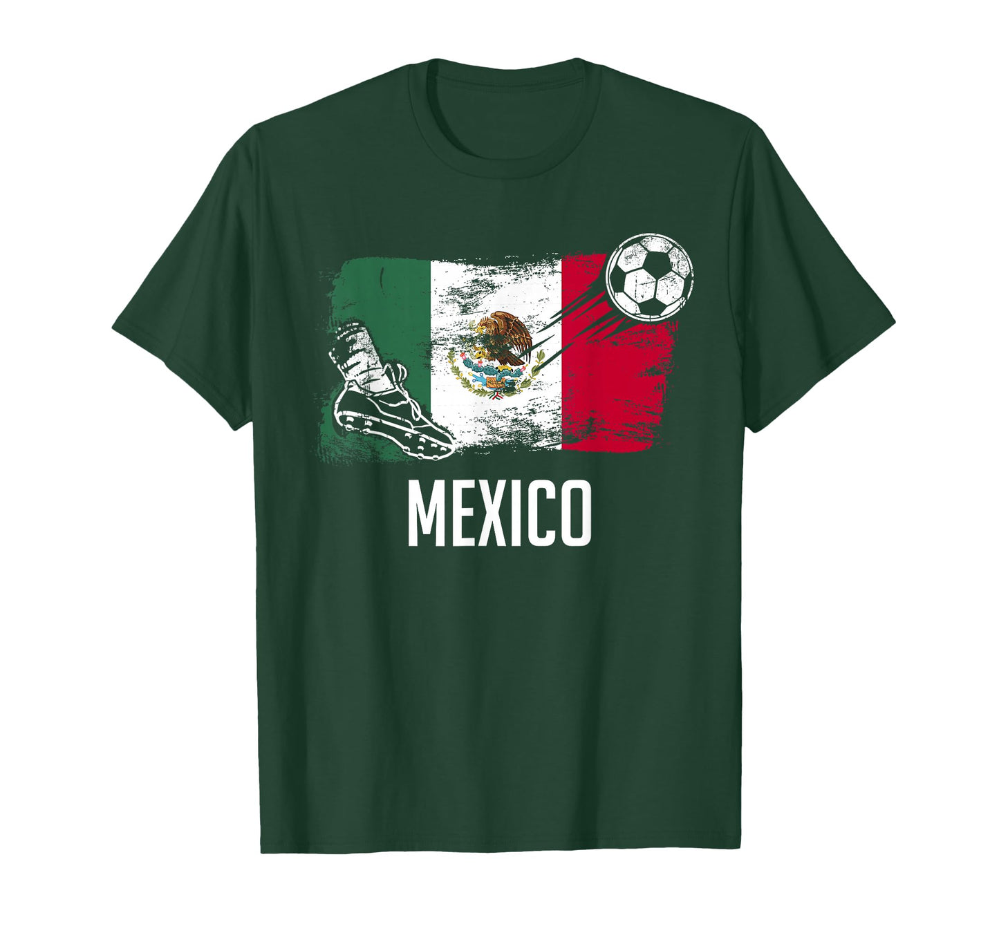 Mexico Flag Jersey Mexican Soccer Team Mexican T-Shirt