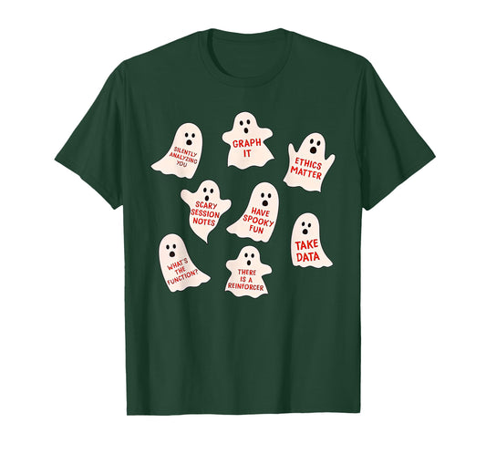 ABA Halloween Behavior Fall Applied Behavior Analysis T-Shirt
